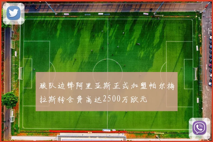 狼队边锋阿里亚斯正式加盟帕尔梅拉斯转会费高达2500万欧元